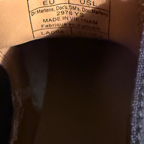 Dr. Martens White and Black Ankle Boots - Picture 7 of 7